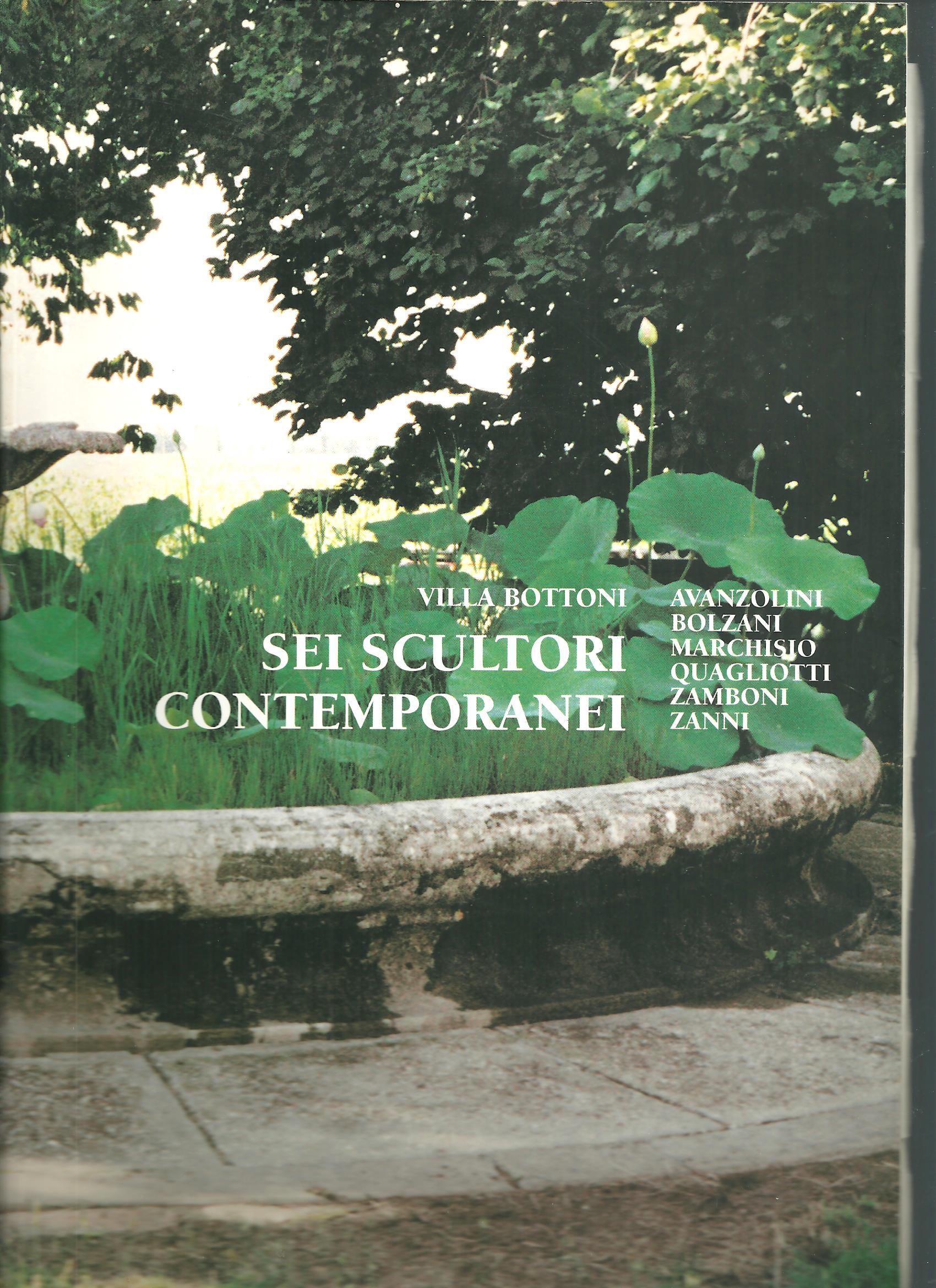 Sei scultori con temporanei, Villa Bottoni, Comune di Migliarino (2000)