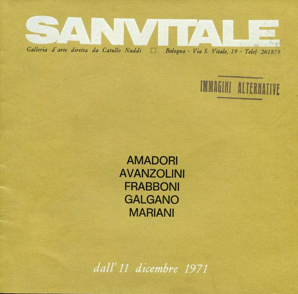 Sanvitale - Galleria d'arte  - Bologna (1971)