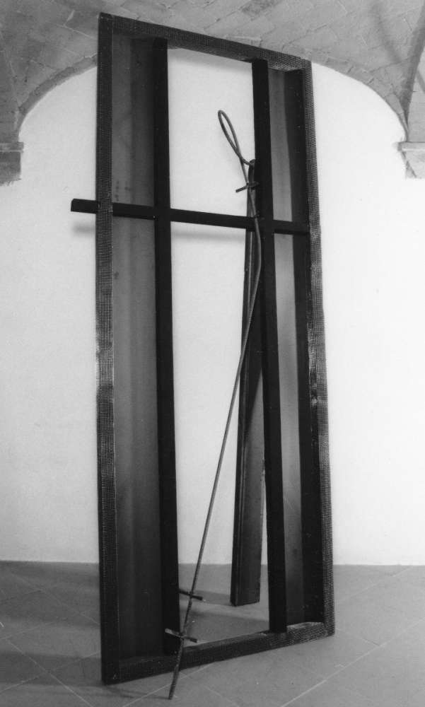 Il mediatore - Ferro e legno - cm 245x108x80 Il mediatore - Ferro e legno - cm 245x108x80
