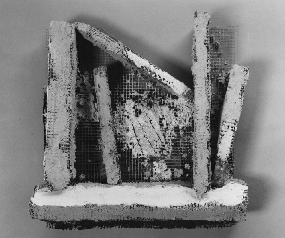 Materia - Cemento e rete - cm 30x40 Materia - Cemento e rete - cm 30x40