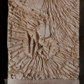 In morte di Pier Paolo Pasolini, terracotta, cm. 47x80