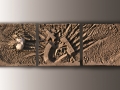 Temporanee tracce - Terracotta - cm 192x60