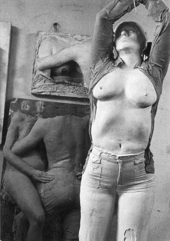 Teatro del quotidiano - Gesso - 187x35x50 Teatro del quotidiano - Gesso - 187x35x50