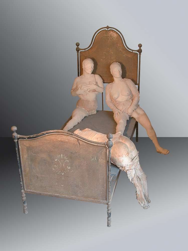 Ferro e fuoco - terracotta e ferro - cm 170x210x100 Ferro e fuoco - Terracotta e ferro - cm 170x210x100