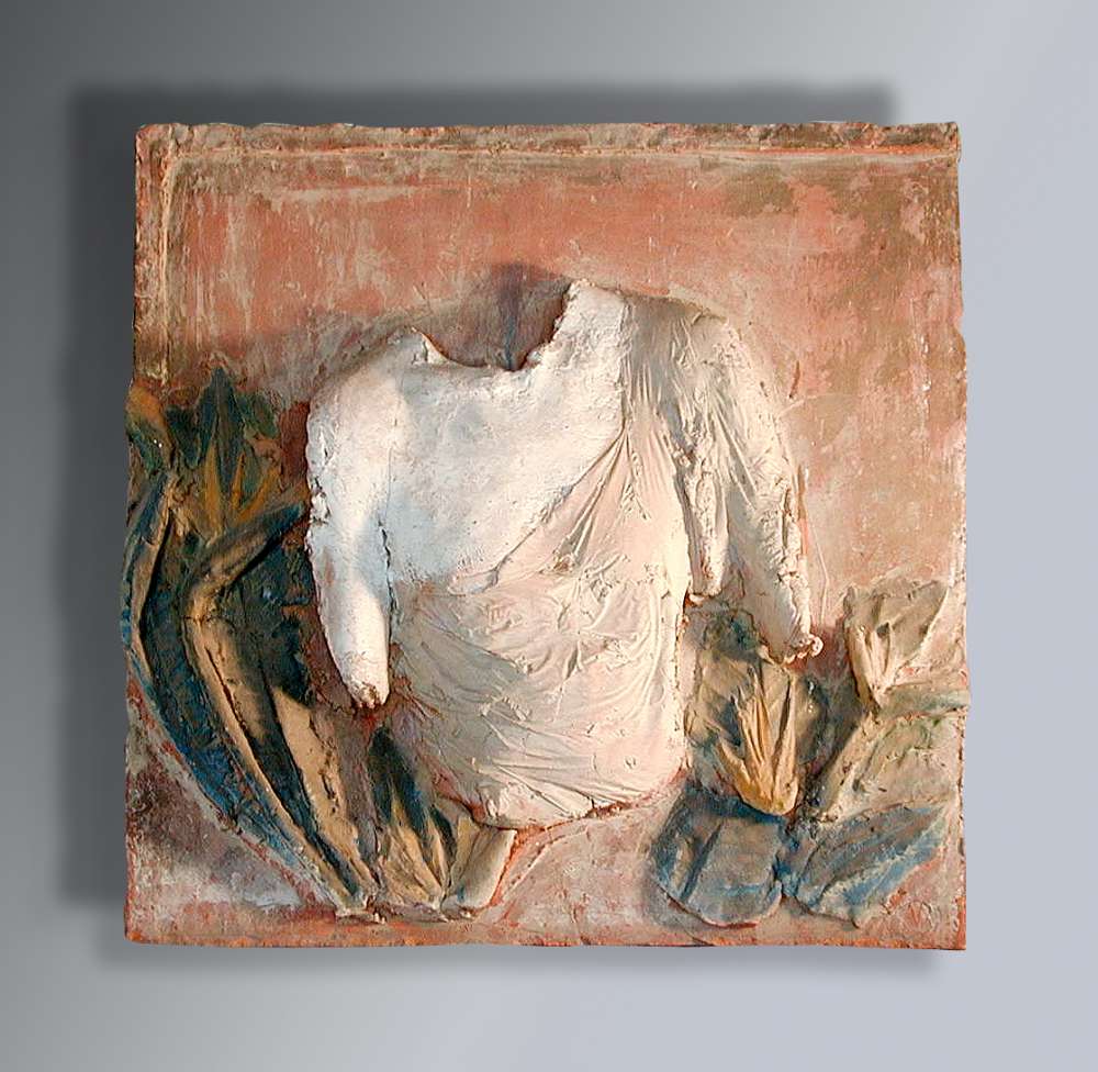 Cruda terra - Terracotta dipinta - cm 74x73,5 Cruda terra - Terracotta dipinta - cm 74x73,5