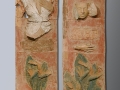 Seianti Thaunia - Terracotta dipinta - cm 152x90
