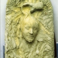 Il battesimo di Gesù - Terracotta - cm 50x40