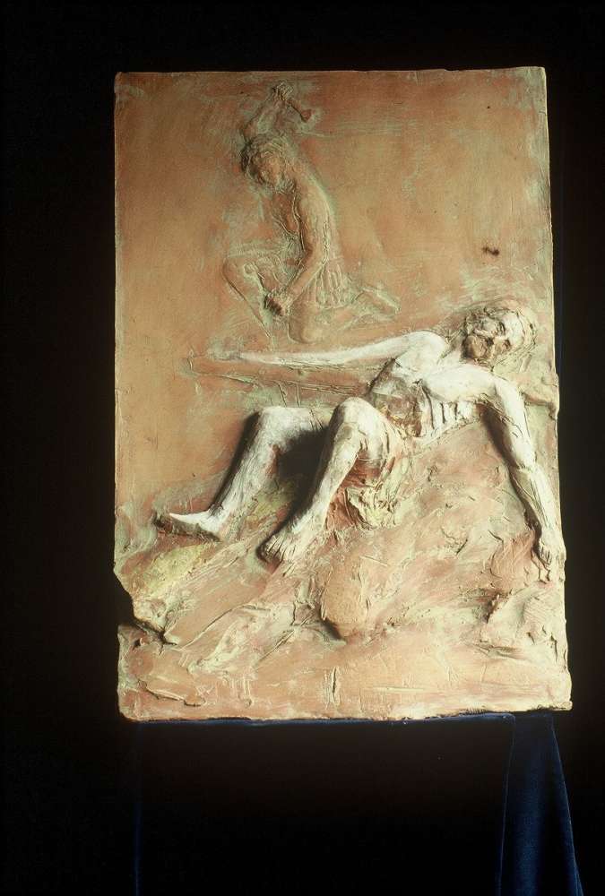 Via Crucis - Terracotta dipinta - cm 38x47,5 Via Crucis - Terracotta dipinta - cm 38x47,5