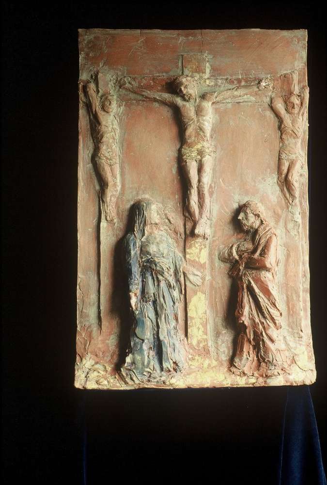 Via Crucis - Terracotta dipinta - cm 38x47,5