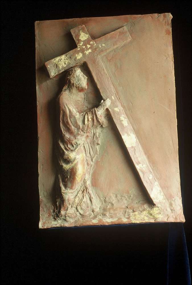 Via Crucis - Terracotta dipinta - cm 38x47,5