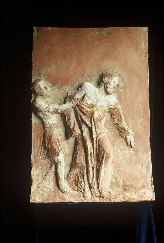 Via Crucis - Terracotta dipinta - cm 38x47,5 Via Crucis - Terracotta dipinta - cm 38x47,5