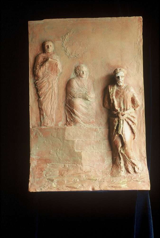 Via Crucis - Terracotta dipinta - cm 38x47,5 Via Crucis - Terracotta dipinta - cm 38x47,5