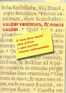 Il tema della vanità nella pittura e nella scultura italiana contemporanea